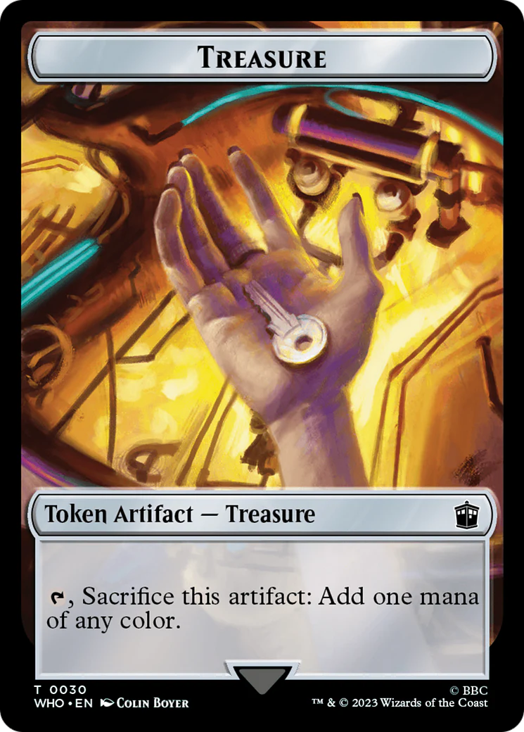 Treasure (030) // Alien Warrior Token (TWHO)