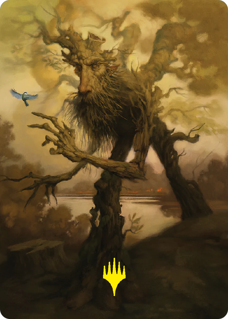 Treefolk - Art Series (Gold-Stamped Signature) (ALTR)