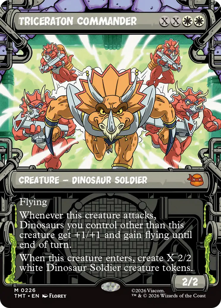 Triceraton Commander - Sewer Frame (TMT)