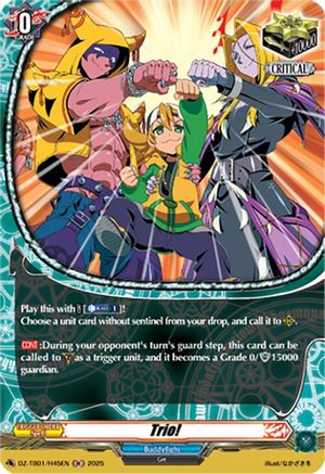 Trio! (H) - DZ-TB01/H45EN - Holo Rare