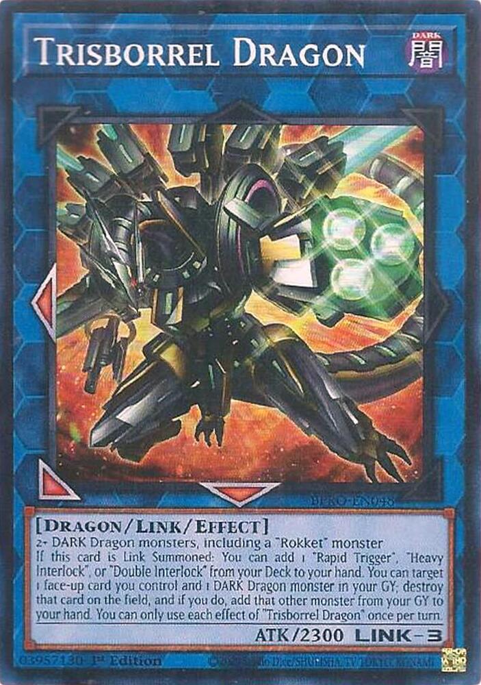Trisborrel Dragon - BPRO-EN048 - Super Rare - 1st Edition