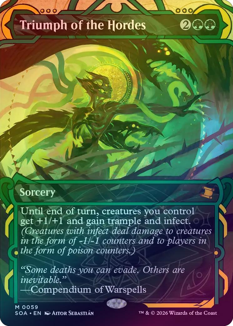 Triumph of the Hordes - Borderless (Foil) (SOA)