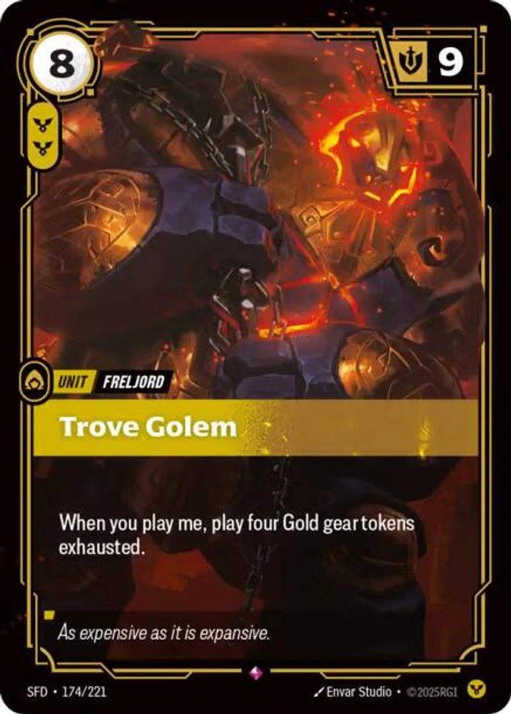 Trove Golem - 174/221 - Rare