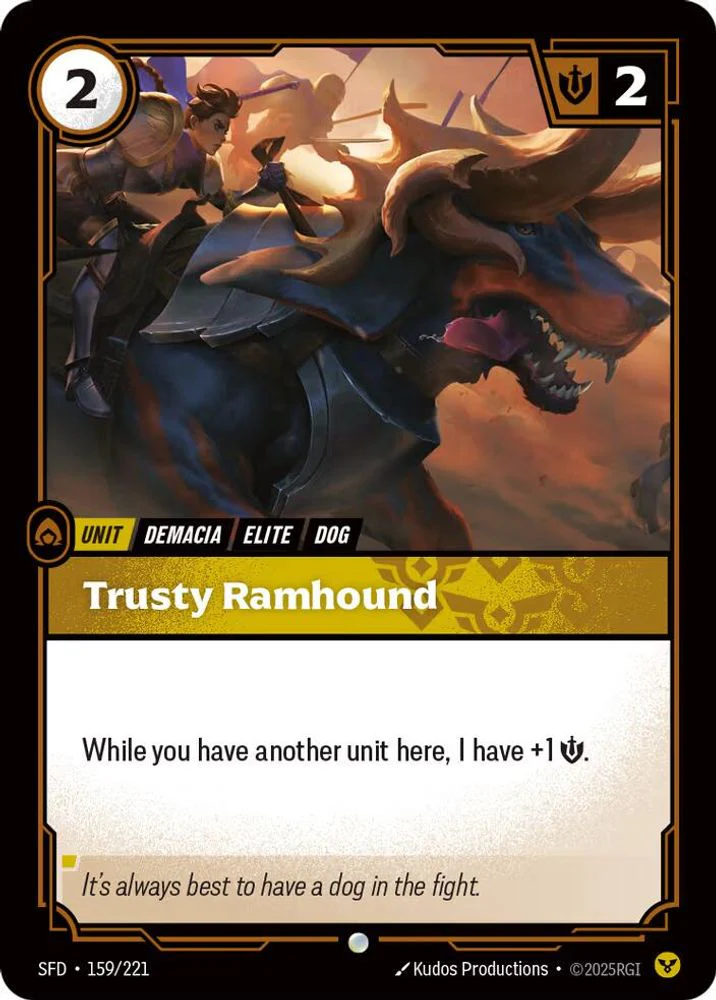 Trusty Ramhound - 159/221 - Common