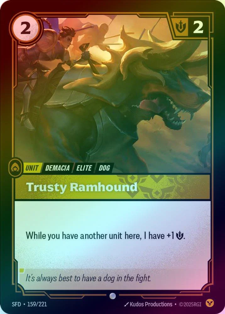 Trusty Ramhound - 159/221 - Common (Foil)