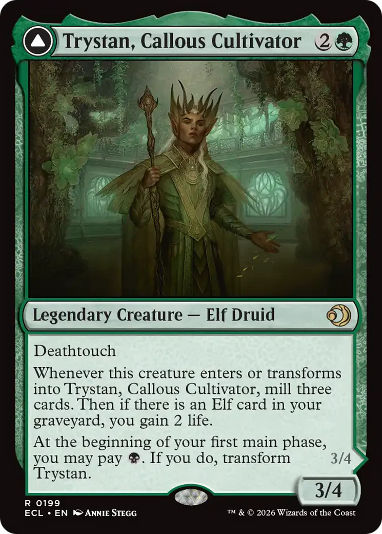 Trystan, Callous Cultivator // Trystan, Penitent Culler (ECL)