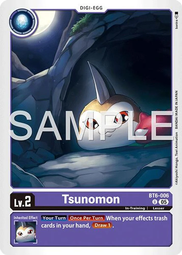 Tsunomon (Block 5 Reprint) - BT6-006 - Uncommon