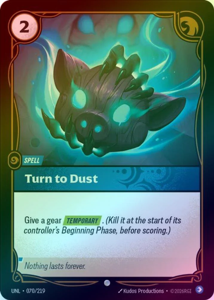 Turn to Dust - 070/219 - Common (Foil)