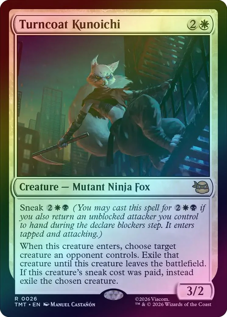 Turncoat Kunoichi (Foil) (TMT)