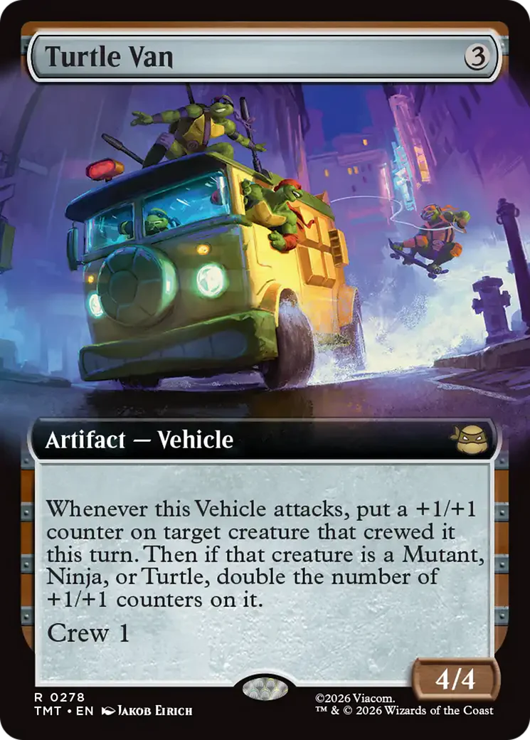 Turtle Van - Extended Art (TMT)