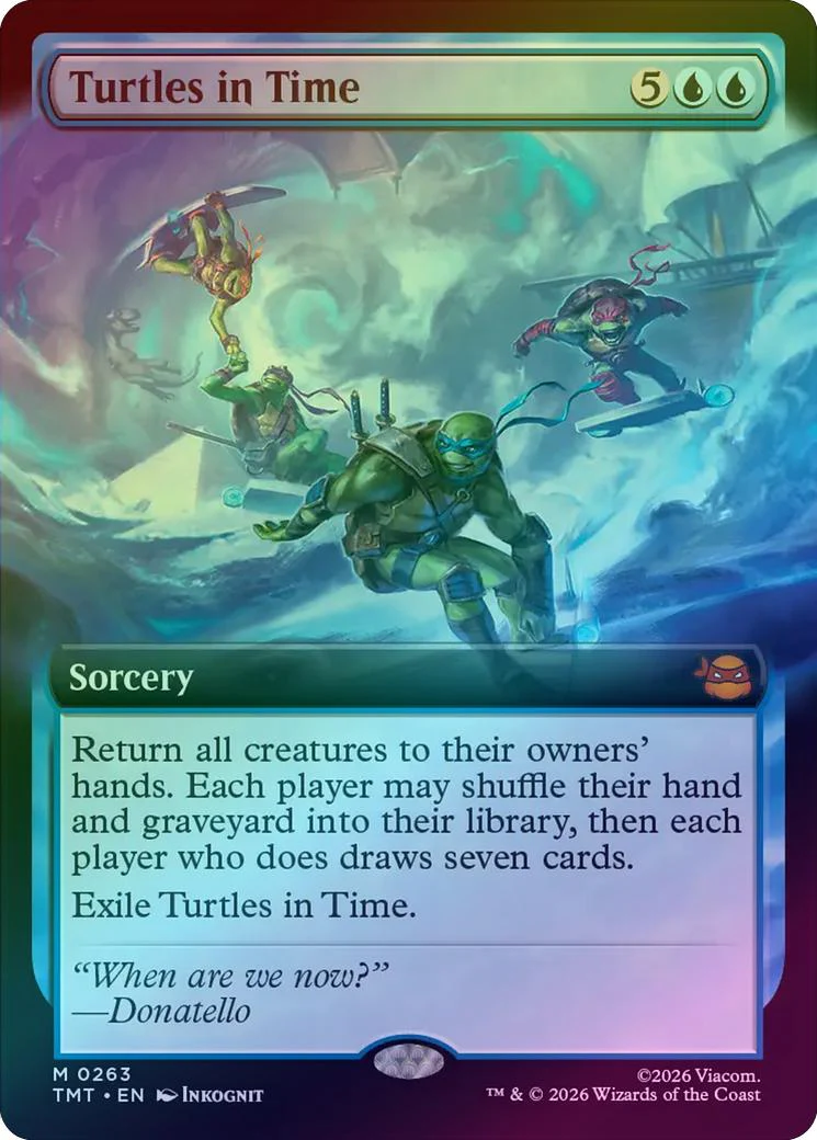 Turtles in Time - Extended Art (Foil) (TMT)