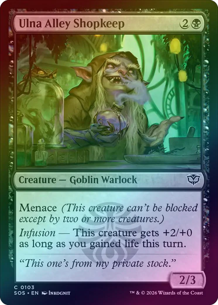 Ulna Alley Shopkeep (Foil) (SOS)