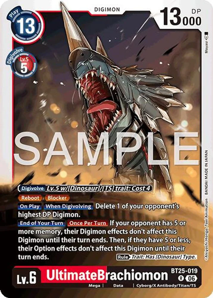 UltimateBrachiomon - BT25-019 - Rare