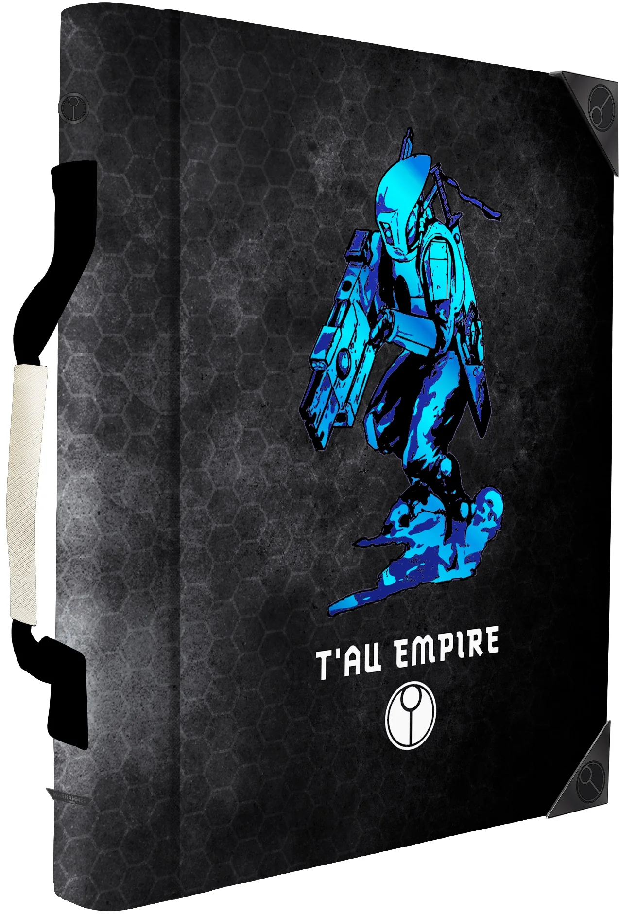 Ultra Pro - Book Folio - Debossed & Printed - Warhammer 40K - T'au Empire Code Aligned