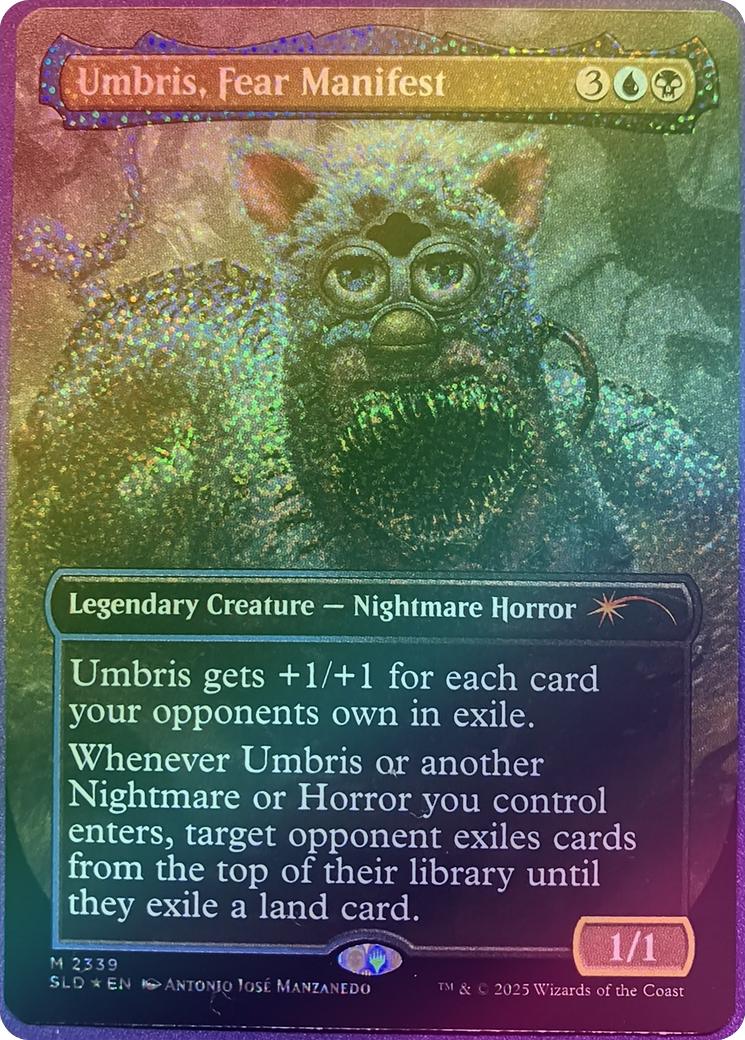 Umbris, Fear Manifest - FURBY: THE ODDBODIES (Confetti Foil) (SLD)