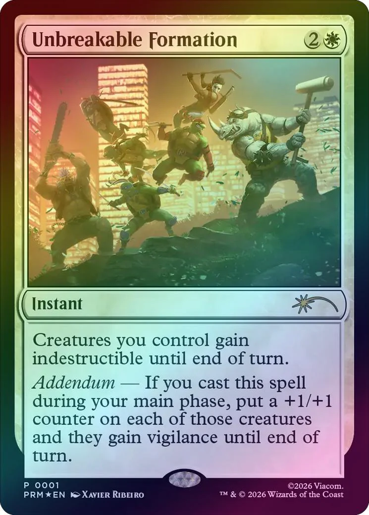 Unbreakable Formation (Foil) (PURL)