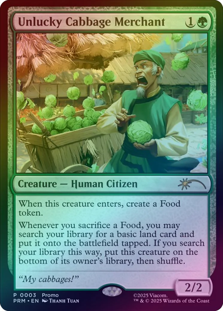 Unlucky Cabbage Merchant (Foil) (PW25)