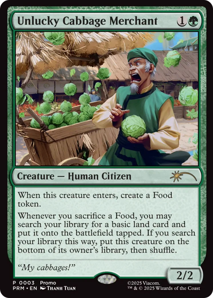 Unlucky Cabbage Merchant (PW25)