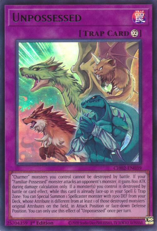Unpossessed - CH02-EN039 - Ultra Rare - 1st Edition