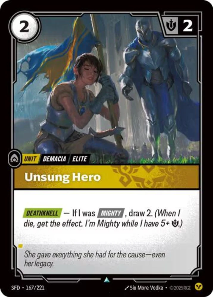 Unsung Hero - 167/221 - Uncommon