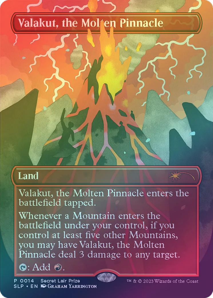 Valakut, the Molten Pinnacle - Borderless (Foil) (SLP)