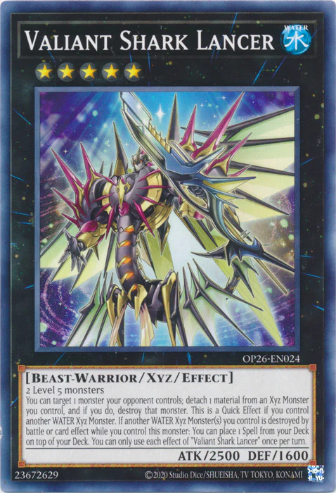 Valiant Shark Lancer - OP26-EN024 - Common - Unlimited