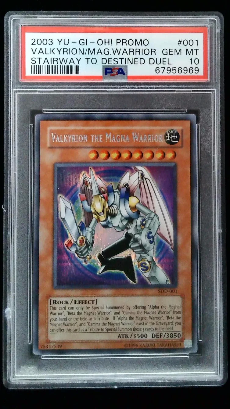 Valkyrion the Magna Warrior - SDD-001 - Prismatic Secret Rare (PSA 10)