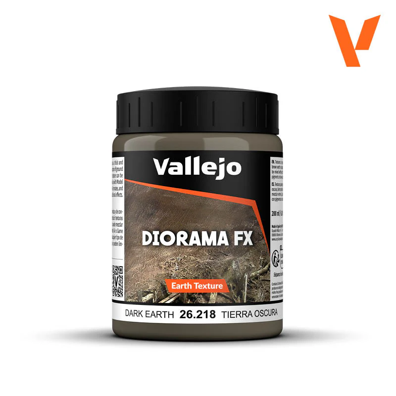 Vallejo - Diorama Effects - Earth Texture - Dark Earth [26.218] (200ml)