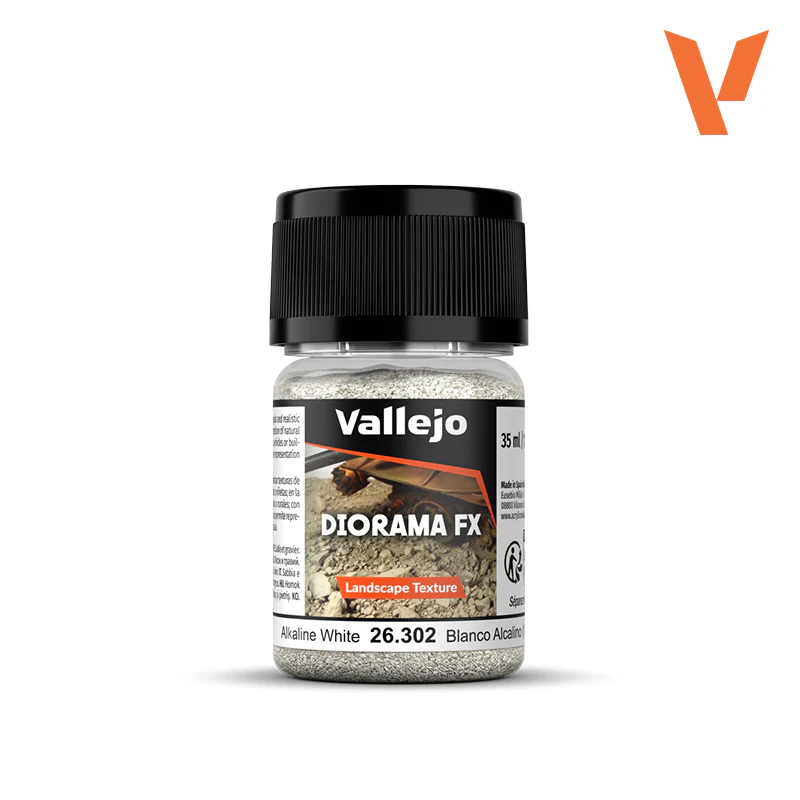 Vallejo - Diorama Effects - Landscape Texture - Alkaline White (1-2mm) [26.302] (35ml)