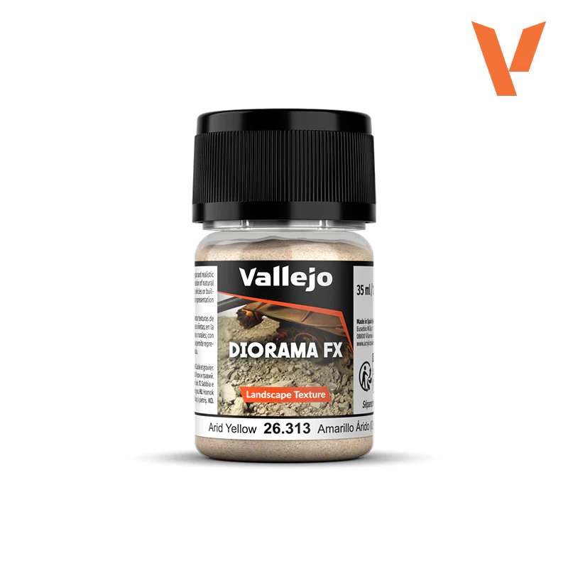 Vallejo - Diorama Effects - Landscape Texture - Arid Yellow (0.1-0.6mm) [26.313] (35ml)