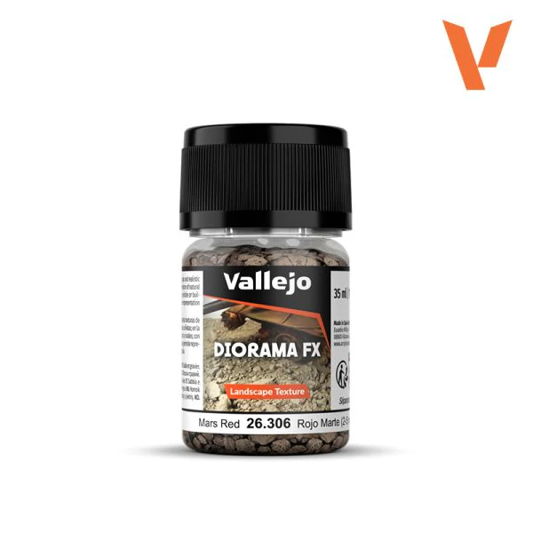 Vallejo - Diorama Effects - Landscape Texture - Mars Red (2-5mm) [26.306] (35ml)