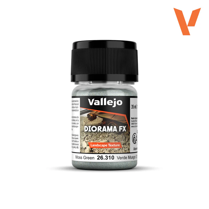 Vallejo - Diorama Effects - Landscape Texture - Moss Green (0.1-1mm) [26.310] (35ml)
