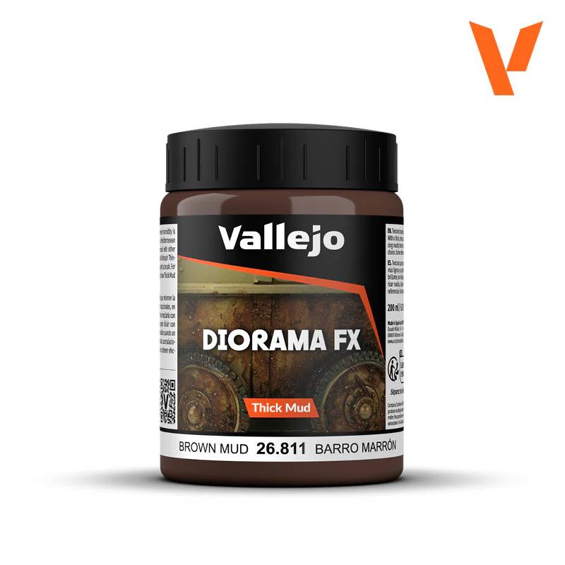 Vallejo - Diorama Effects - Thick Mud - Brown Mud [26.811] (200ml)