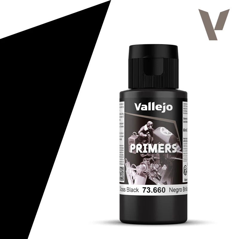Vallejo - Primers - Gloss Black Primer [73.660] (60ml)