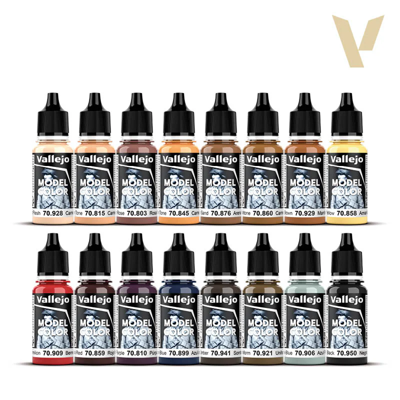 Vallejo - Model Color Paint Set: Face & Skin Tones [70.258] - Image 2
