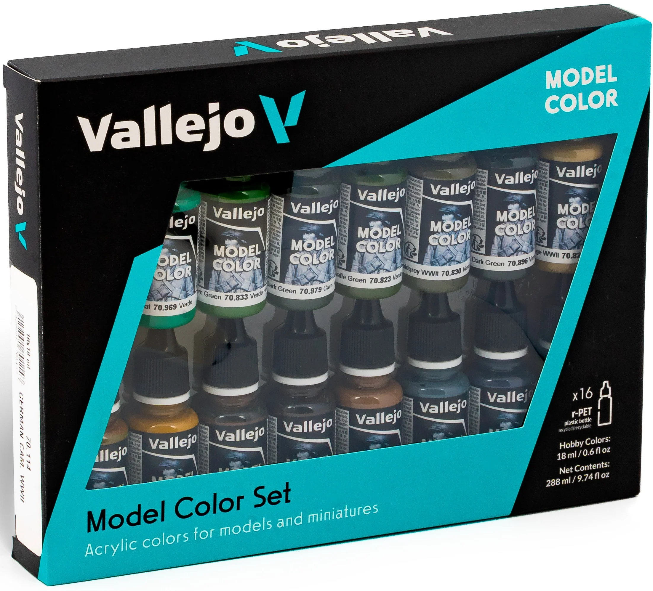 Vallejo - Model Color Paint Set: German Camouflage WWII [70.114]