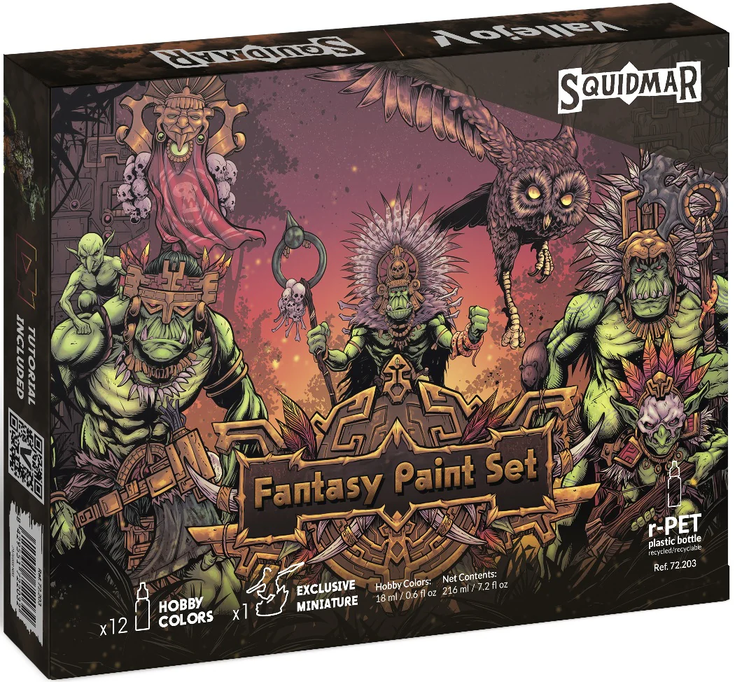 Vallejo - Squidmar Miniatures: Fantasy Paint Set [72.203]