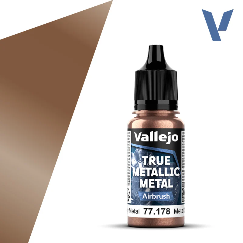 Vallejo - True Metallic Metal - Airbrush: Arcane Gold [77.178] (18ml)