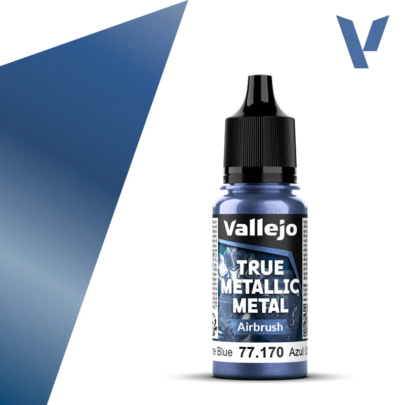 Vallejo - True Metallic Metal - Airbrush: Ultramarine Blue [77.170] (18ml)