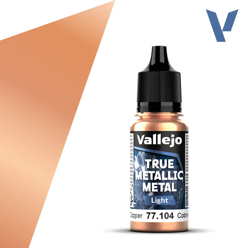 Vallejo - True Metallic Metal - Light: Ancient Copper [77.104] (18ml)