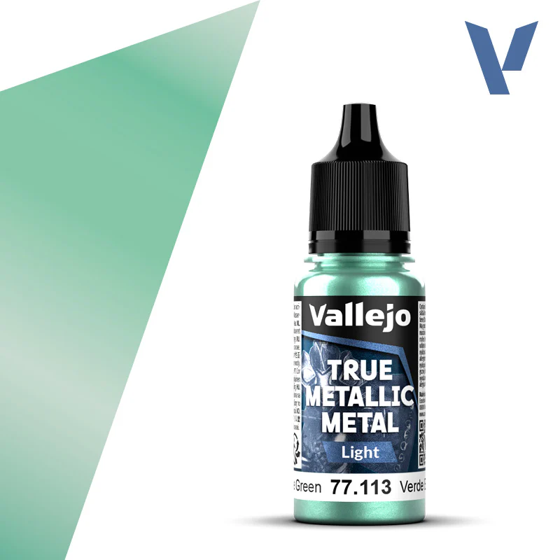Vallejo - True Metallic Metal - Light: Beetle Green [77.113] (18ml)