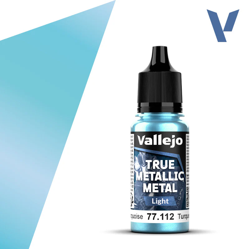 Vallejo - True Metallic Metal - Light: Hydra Turquoise [77.112] (18ml)