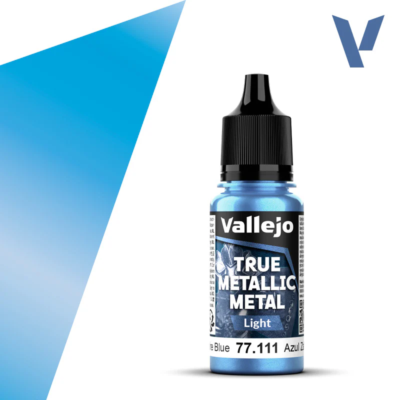 Vallejo - True Metallic Metal - Light: Sapphire Blue [77.111] (18ml)