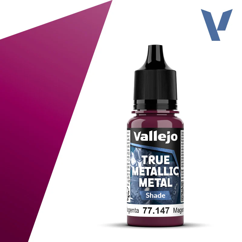 Vallejo - True Metallic Metal - Shade: Crimson Magenta [77.147] (18ml)