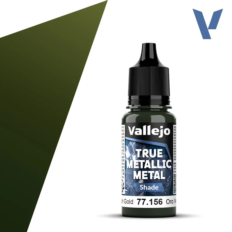Vallejo - True Metallic Metal - Shade: Greenish Gold [77.156] (18ml)