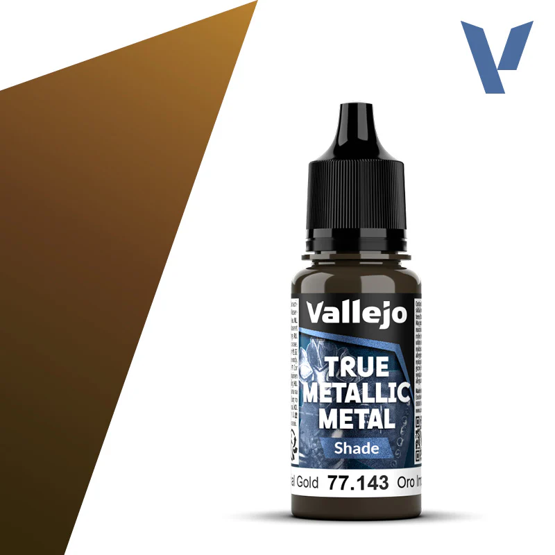 Vallejo - True Metallic Metal - Shade: Imperial Gold [77.143] (18ml)
