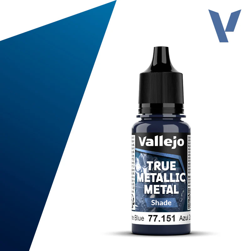 Vallejo - True Metallic Metal - Shade: Sapphire Blue [77.151] (18ml)