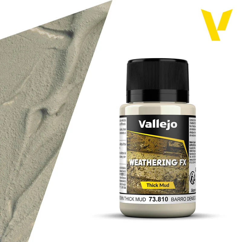 Vallejo - Weathering FX - Light Brown Thick Mud [73.810] (40ml)