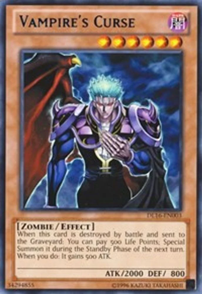 Vampire's Curse (Blue) - DL16-EN003 - Rare