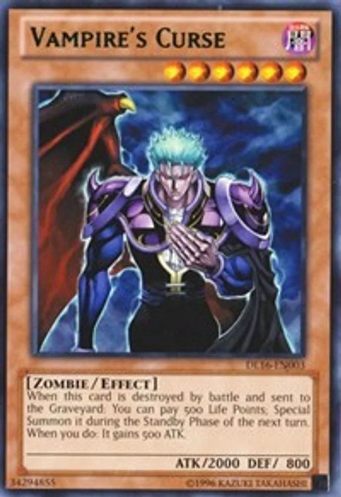 Vampire's Curse (Green) - DL16-EN003 - Rare